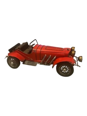 Handmade Collectible Jalopy Car Figurine – Unique Vintage Decor Piece - Image 1 of 4