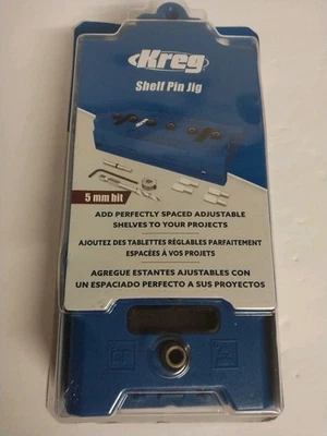 Armário Kreg KMA3232 5mm prateleira pino gabarito NOVO - Imagem 1 de 4