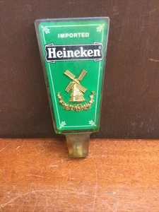 Vintage Heineken importiert Acryl Bier Zapfhahn Griff 6" Mann Höhle Dekor - Bild 1 von 4