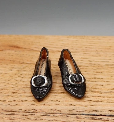 Vintage OOAK Dolls Cobbler OOAK High Heel Shoes Artisan Dollhouse Miniature 1:12 - Image 1 of 4