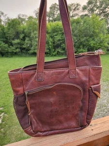 Bolso de Mano Organizador de Cuero Duluth Trading Trabajo Pesado para el Hombro - Imagen 1 de 9