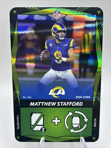 2024 Uno Elite NFL Core Edition Matthew Stafford #166 Green Los Angeles Rams - Picture 1 of 1