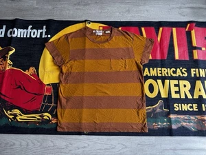 Levi Strauss Sportswear Striped Tee Shirt L Made in Portugal VTG Retro 70s Style - Picture 1 of 7
