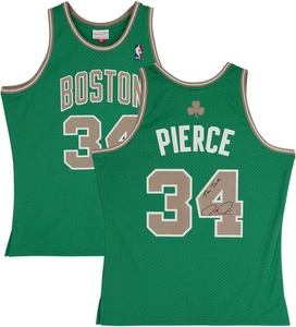 Paul Pierce Celtics Signed Mitchell & Ness 2007-08 Replica Jersey w/Truth Insc - Picture 1 of 5