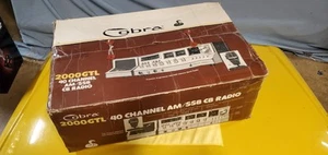 COBRA 2000GTL AM/SSB 40CH CB*L๐K FULLY SERVICED*PHILLIPINES SER#974 WANTED 1 - Picture 1 of 17