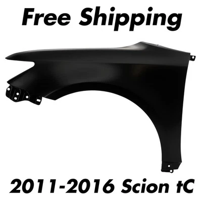 Guardabarros delantero acero imprimado lado derecho del conductor para Scion tC 2011-2016 Foto 1 de 2