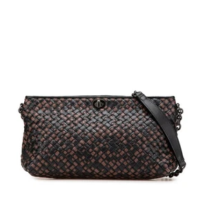 BOTTEGAVENETA INTRECCIATO Chain Shoulder Bag Women 【Used】 - Picture 1 of 12