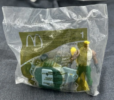 *NUEVO* 2004 McDonald's Happy Meal Juguete GI Joe Duke con Lanzador de Mochila #1  Foto 1 de 4