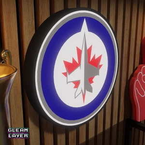 Winnipeg Jets Led Light Box NHL Sports Bar Light Display Wall Sign - Picture 1 of 5