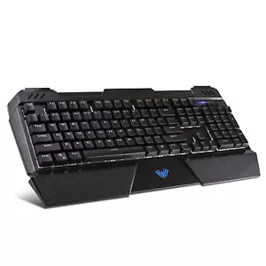NEW AULA Sapphire Mechanical Gaming Keyboard with Blue Switch for Gamers Stream - Picture 1 of 10