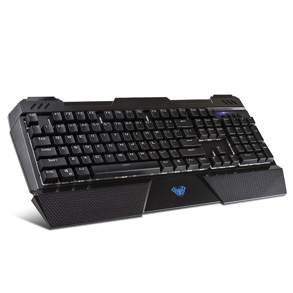 NEW AULA Sapphire Mechanical Gaming Keyboard with Blue Switch for Gamers Stream - Image 1 of 4