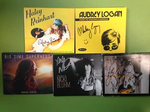 5 CD lot, signed, Haley Reinhart, Nicki Bluhm, Amanda Duncan, Aubrey Logan. - Picture 1 of 7