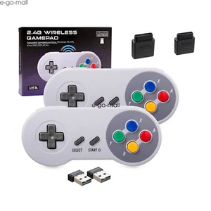 Wireless/Wired Gamepad for SNES Super Nintendo Entertainment System SFC NES - Picture 1 of 85