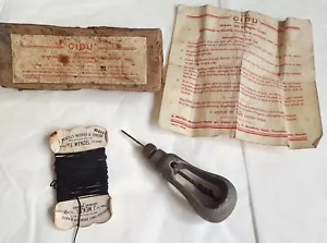 Vintage The CIDU AWL for Leather Canvas Felt Carpets Etc Wenzel thread - Picture 1 of 4