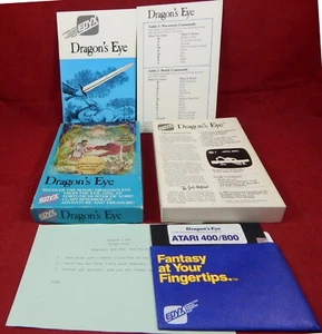 Atari XL:  Dragon's Eye - Epyx 1981 - Picture 1 of 2