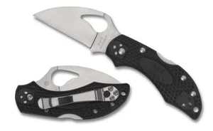Byrd Robin 2 Wharncliffe Knife BY10PBKWC2 2.35" PlainEdge Blade Black FRN Handle - Picture 1 of 3