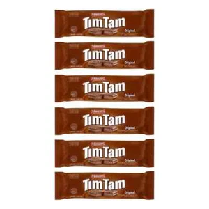 6 Packs x 200 G Each - Arnott's Tim Tam Original Chocolate Biscuit Tim-Tam AU - Picture 1 of 4