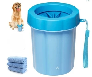 2 in 1 Premium Hundepfotenreiniger Waschmaschine tragbare abnehmbare Bürste für mittelgroße Hunde - Bild 1 von 5