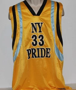 Camiseta deportiva de baloncesto NY Pride #33 XL para hombre - estreno de baloncesto AAU para niños y niñas  - Imagen 1 de 2