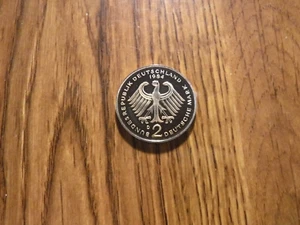 GERMANY 2 MARK KONRAD ADENAUER 1984 D PROOF COIN (4) - Picture 1 of 2