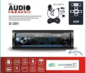 AUDIOSYSTEM D-201 Autoradio DAB+ USB Bluetooth MP3 + Fernbedienung Und Mikrofon - Bild 1 von 4