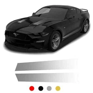 Calcomanía de vinilo degradada a rayas del motor delantero Sport Racing para Ford Mustang - Imagen 1 de 19