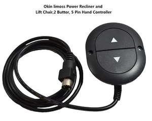 Ashely LIMOSS UP/DOWN 5 Pin Fernbedienung Handsteuerung für Liftstuhl Power Liege - Bild 1 von 2