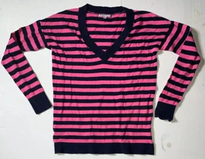 Preowned- Gap V-Neck Pullover Striped Sweater Womens (Size XS) - Picture 1 of 5