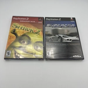 Shrek 2 & Supercar (Sony PlayStation 2) NEU VERSIEGELT - Bild 1 von 6
