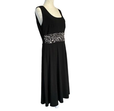 Perceptions New York women’s sleeveless black fully lined dress size 10 stretchy - Image 1 of 4