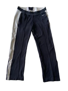 Nike Athletic Black Pants Straight Bootcut Womens Size 4-6 29x29 Good Condition - Picture 1 of 11