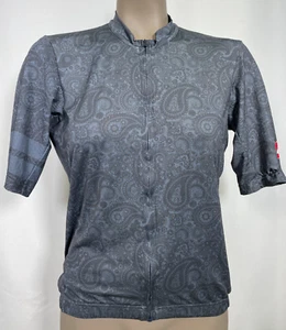 Camiseta deportiva de ciclismo Castelli cremallera completa elástica gris cachemira para mujer GRANDE - Imagen 1 de 10