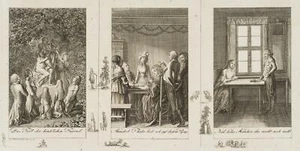 D. CHODOWIECKI (*1726), Die häusliche Glückseligkeit & Geldsorgen, 1794, Rad. - Picture 1 of 4