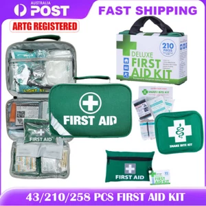 43/92/210/258PCS Emergency First Aid Kit Medical Travel Workplace Family Safety - Picture 1 of 51