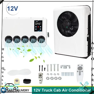 Air Conditioner Mini Split A/C For Semi Trucks Bus RV Caravan Vans 12000 BTU 12V - Picture 1 of 13