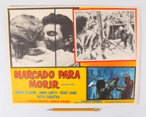 RARE Marcado Para Morir (Killer's Kiss) by Kubrick, Mexican Lobby Card, 16x12 - Picture 1 of 6