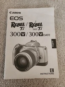Canon Rebel Ti 300v 300v Date Instruction Book - Picture 1 of 2