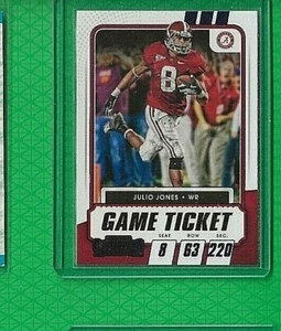 2021 Panini Contenders Draft Picks Julio Jones Alabama Titans # 41💥💥🎆 MINT - Picture 1 of 2