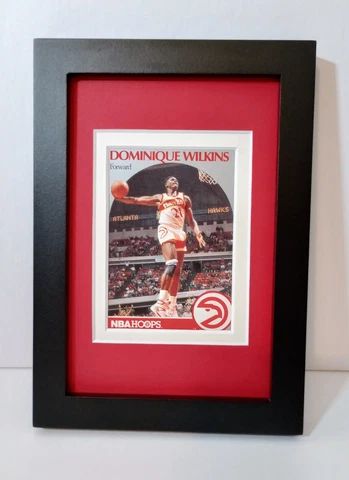 Dominique Wilkins Atlanta Hawks Display Custom Framed NBA Basketball Card Plaque Cover
