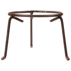 Camping Pot Stand Stable Pot Holder Outdoor Pot Rack Metal Pot Stand Rebar Pot - Picture 1 of 12
