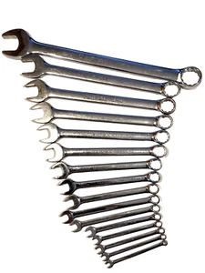Tekton And Snap On Tools 16 Piece 12 Point SAE Combo Wrench Set 1/4” to 1-1/4” - Picture 1 of 9