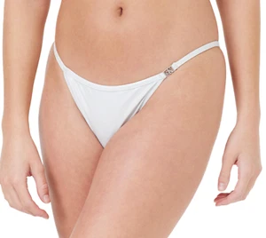 Calvin Klein CK Damen freches String Logo Tape Bikinihose weiß Small - Bild 1 von 6