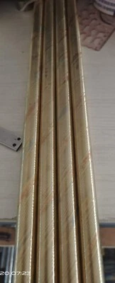 12mm diameter Mokume Gane Copper rod, 12" length, three alloy, twisted pattern - Image 1 of 3
