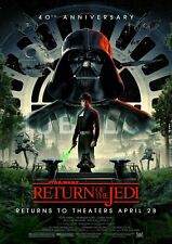 Star Wars Return of the Jedi 40th Anniversary 2023 Movie Poster A5 A4 A3 Art