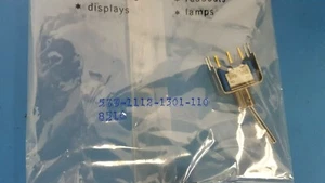 (2 Pcs) Toggle Switch DIALIGHT, 570-11, DPDT, 0.4A, 20V, On-Off-On, Panel Mount - Picture 1 of 4