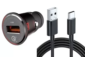 Cable USB-C de 6 ft cargador rápido de automóvil cable de alimentación largo para Galaxy S20/S21/S23/FE - Imagen 1 de 8