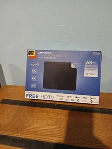 RCA Ultra Thin Multi-Directional Amplified Indoor Antenna 65 MileANT117OE in Box - Picture 1 of 2