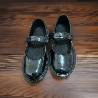 Zapatos Dr. Martens Niñas Talla 13 Maccy Mary Jane Negro Charol Puntera Redonda Foto 1 de 4
