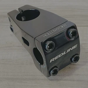 Redline Hollowpoint BMX Stem 1 1/8 Threadless 50mm Black 4 Bolt - Picture 1 of 7