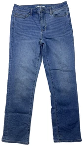 Lands’ End Women’s Jeans Size 10 Light Wash Straight Leg Mid Rise Classic Fit - Picture 1 of 3